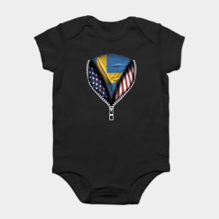 Swede Flag  Sweden Flag American Flag Zip Down - Gift for Swede From Sweden Baby Bodysuit